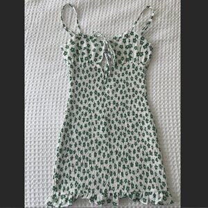 Princess Polly - Green Floral Mini Dress